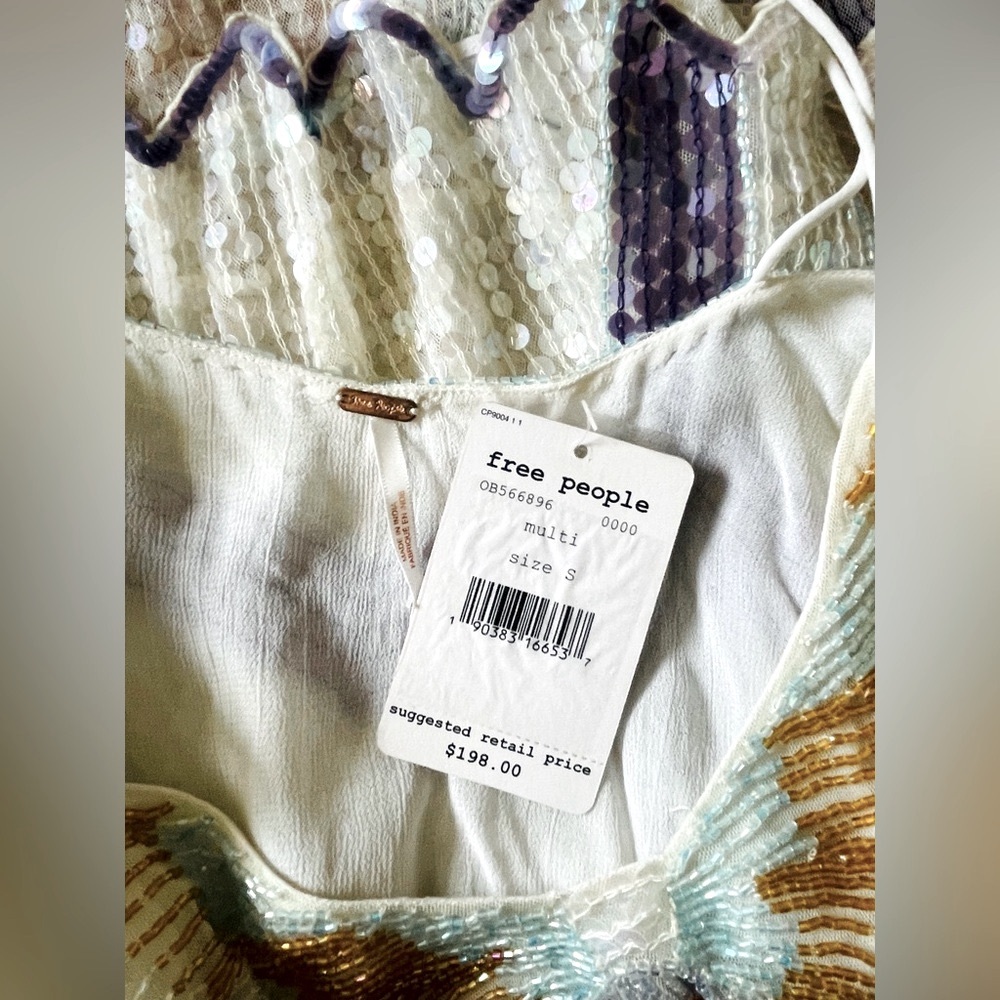 Free People Sequin Embellished Camisole - Picture 9 of 11